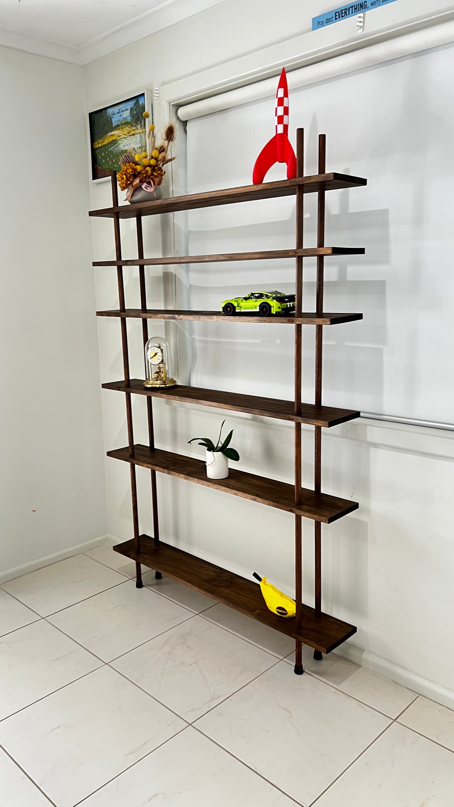 Wooden Ladder Shelf (ELM1206)