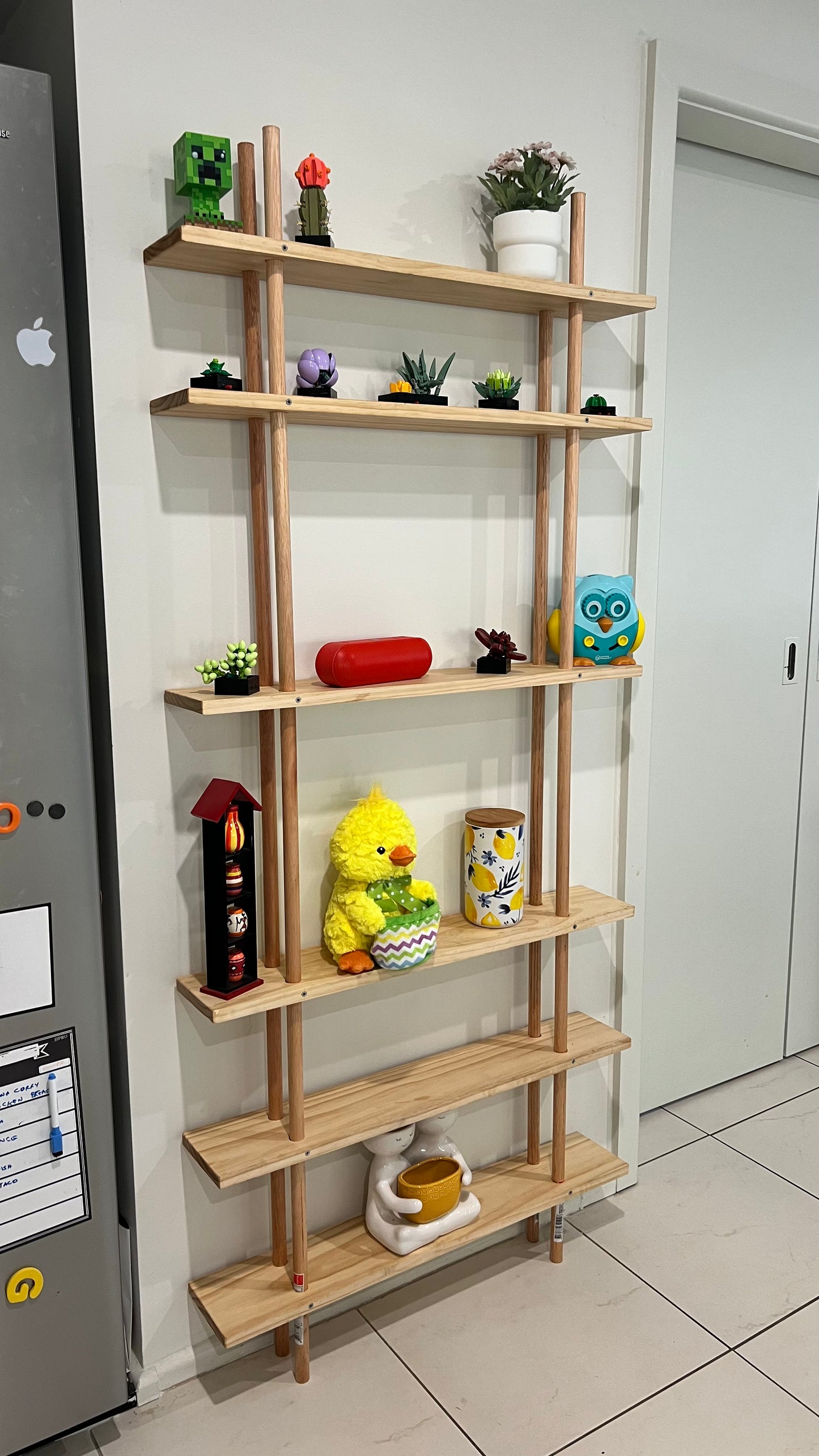 Light Brown Wall Shelf (PINE706)