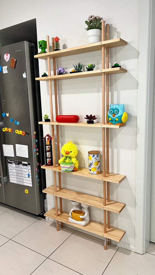 Light Brown Wall Shelf (PINE706)