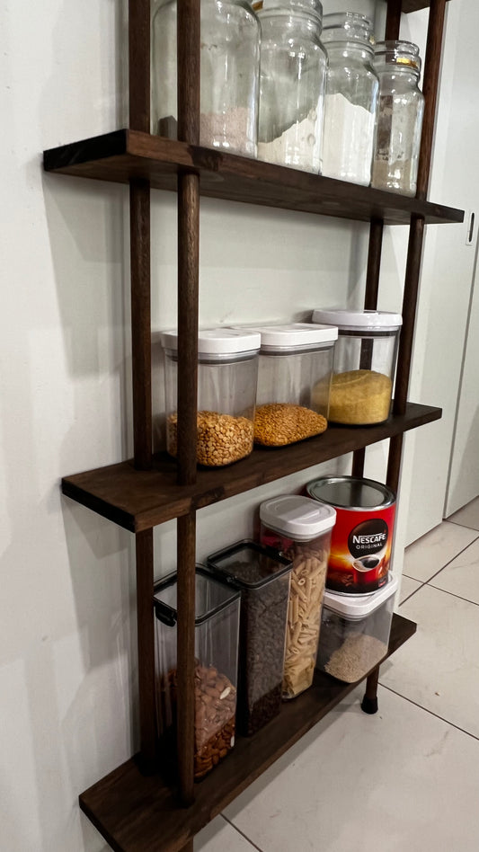 Wooden Ladder Shelf (ELM706)