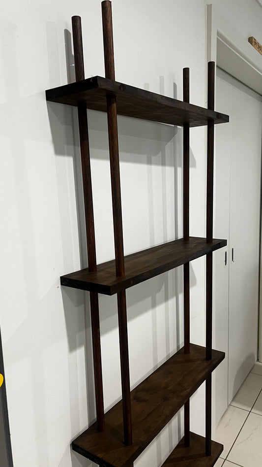 Wooden Ladder Shelf (ELM605)