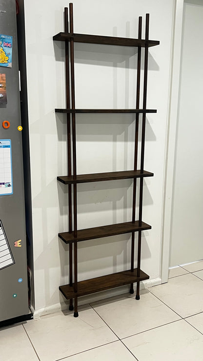 Wooden Ladder Shelf (ELM605)