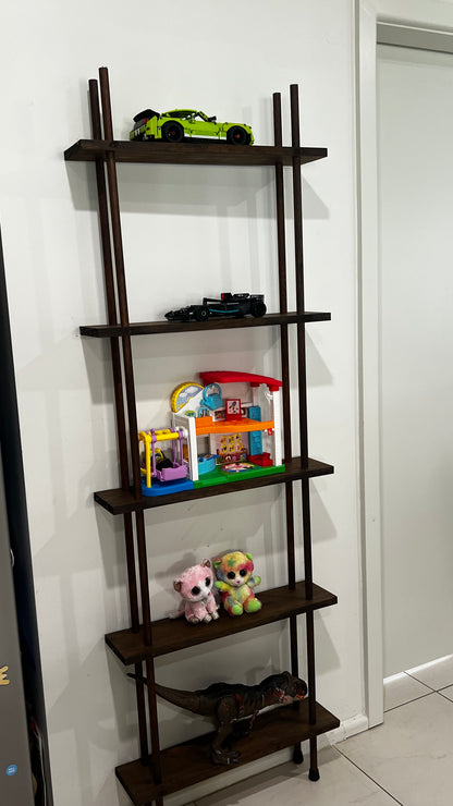 Wooden Ladder Shelf (ELM605)